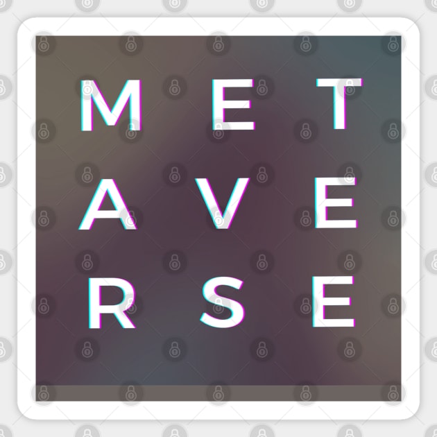 metaverse tshirt, mugs, stickers,wall art, mask,cases Sticker by TWENTY5S